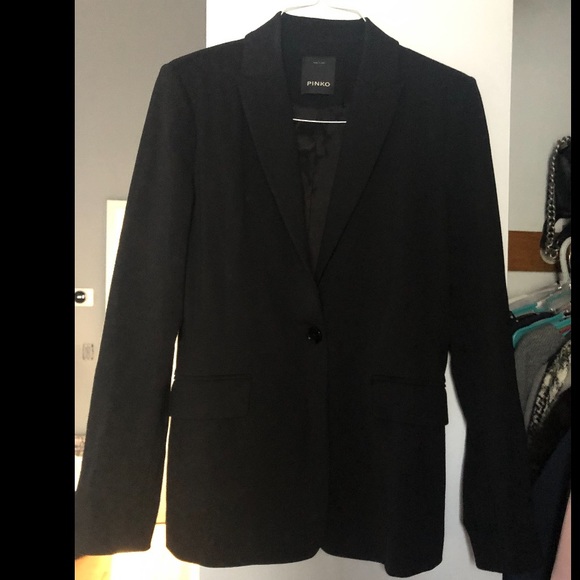 pinko black blazer